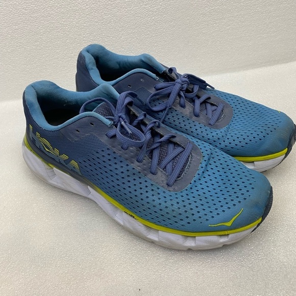 Hoka One One Elevon Men’s Niagara Blue Vintage Indigo Running Athletic Shoes 10